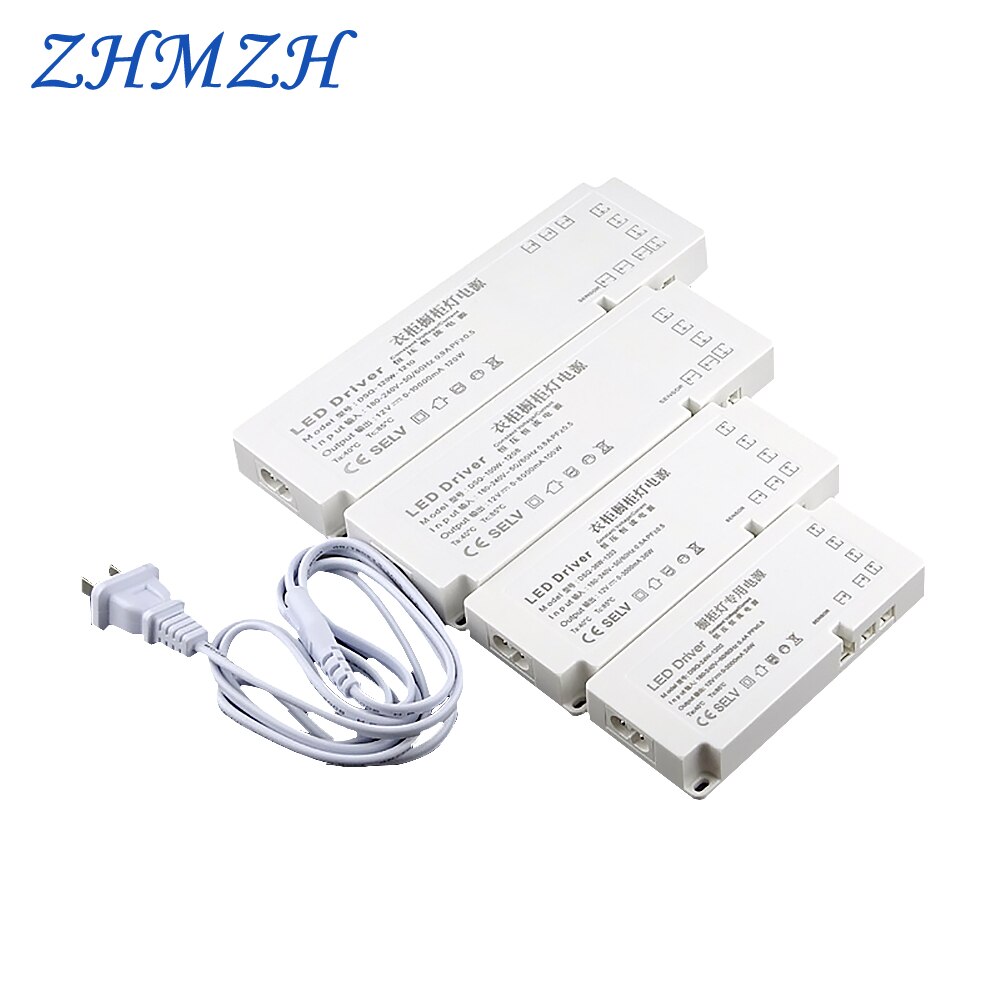 DC12V Cabinet Lamp Power Supply 220v To 12v Ultra-thin LED Driver 60W 100W DuPont Drive Transformer Dedicated For Wardrobe Light