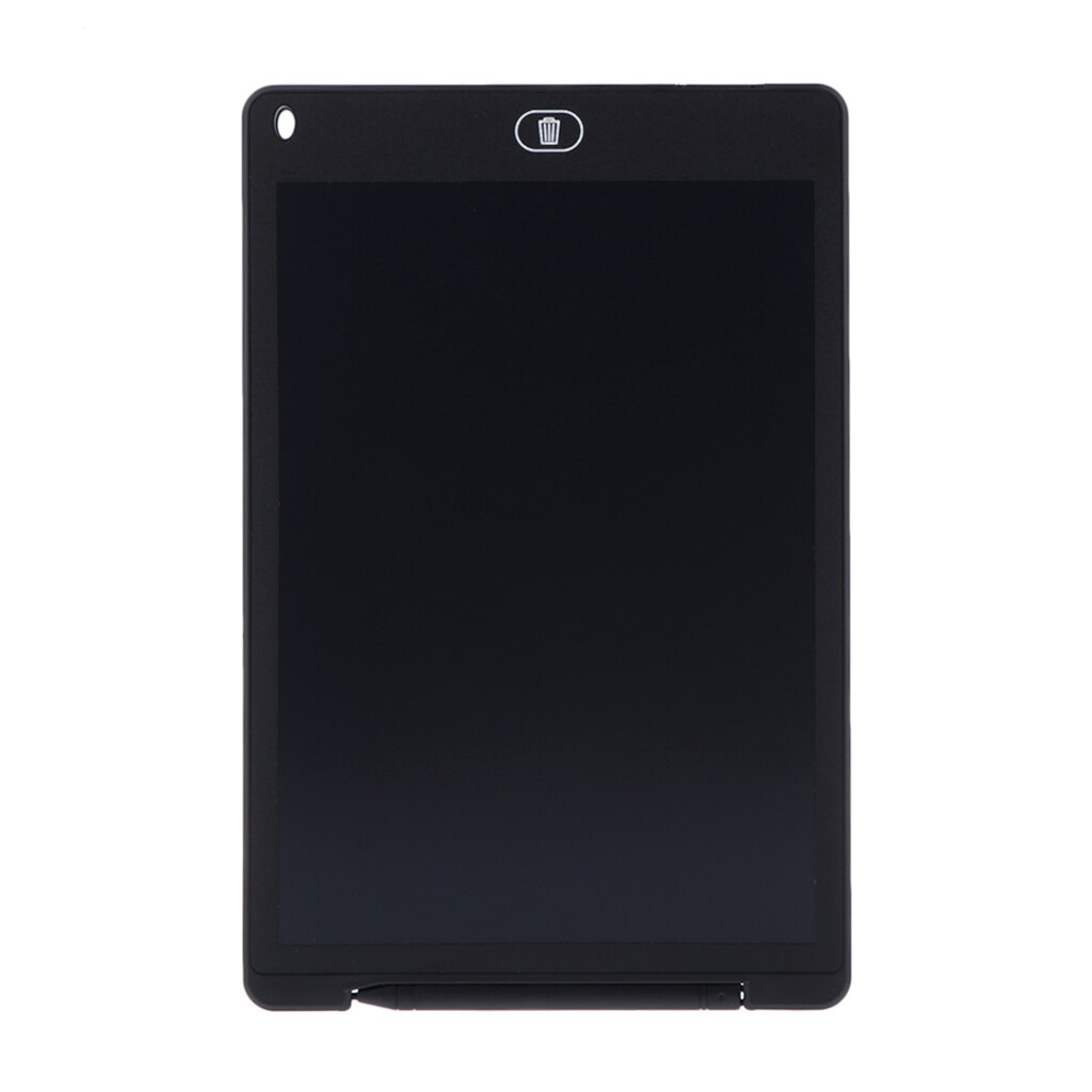Ultra-thin 12 inch LCD Writing Tablet Writing Drawing Board Pad E-writer + Pen: Black