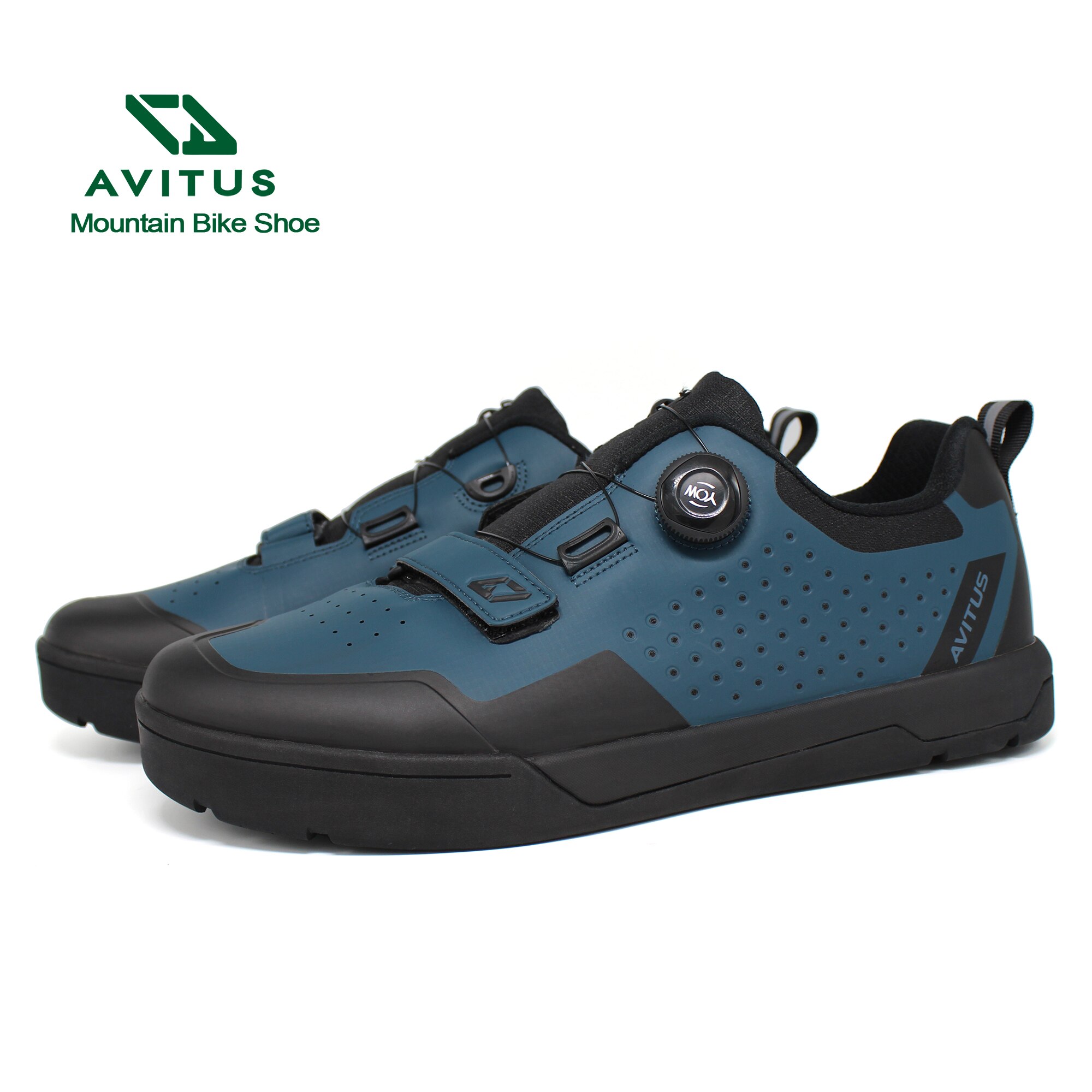 Avitus Zapatillas Mtb Schoenen Platte Pedalen Rubberen Zool Boa Freeride Mountain Bicyle Downhill Enduro Dual Slalom Mannen Fietsen Schoenen