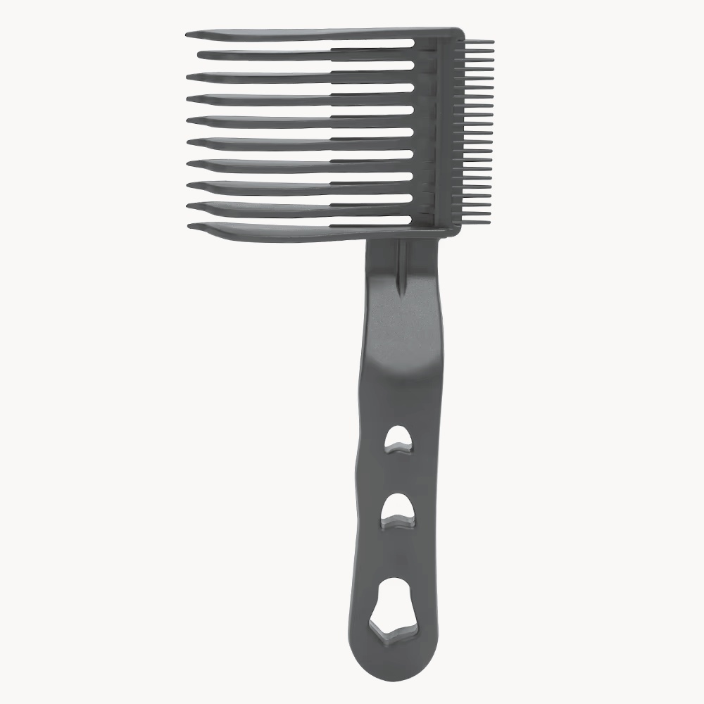 Kapper Kam Haar Knippen Positionering Accessoire Kam Clipper Haarkam Heren Haarkam Salon Styling Hulpgereedschap: Black