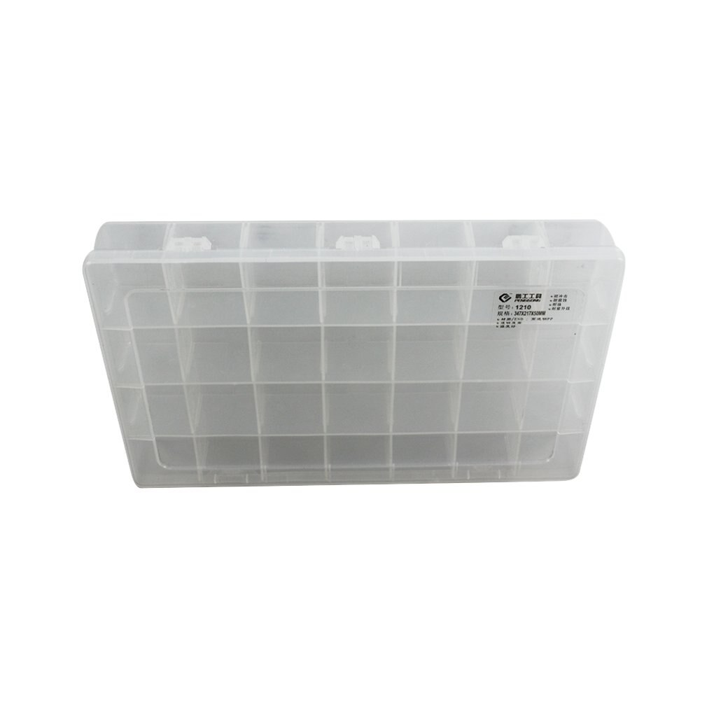 1210 Plastic Tool Box Transparent Toolbox Electronic Components Screw Storage Box Electronic Plastic Parts Tool Boxes