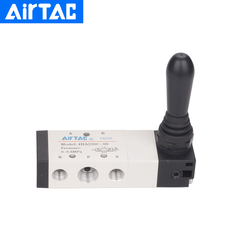 Pneumatische Air Hand Regelventil 5/3 Weg 5/2 Weg 4H210-06 4HA210-08 4H310-08 4HA33010 Frühling Rückkehr Control Manuelle Ventil