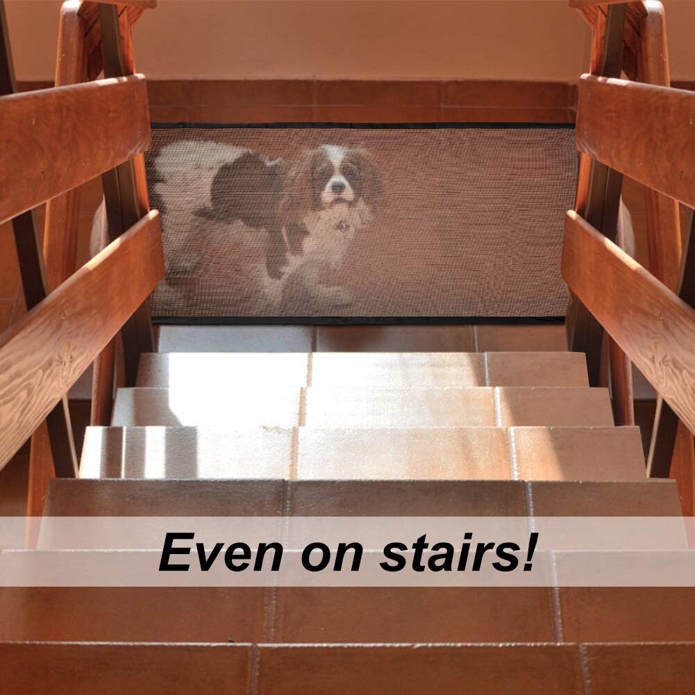 Pet fence Dog fence Gate Ingenious Mesh Dog Fence For Indoor and Outdoor Safe Dog gate Safety Enclosure Pet supplies baby gate