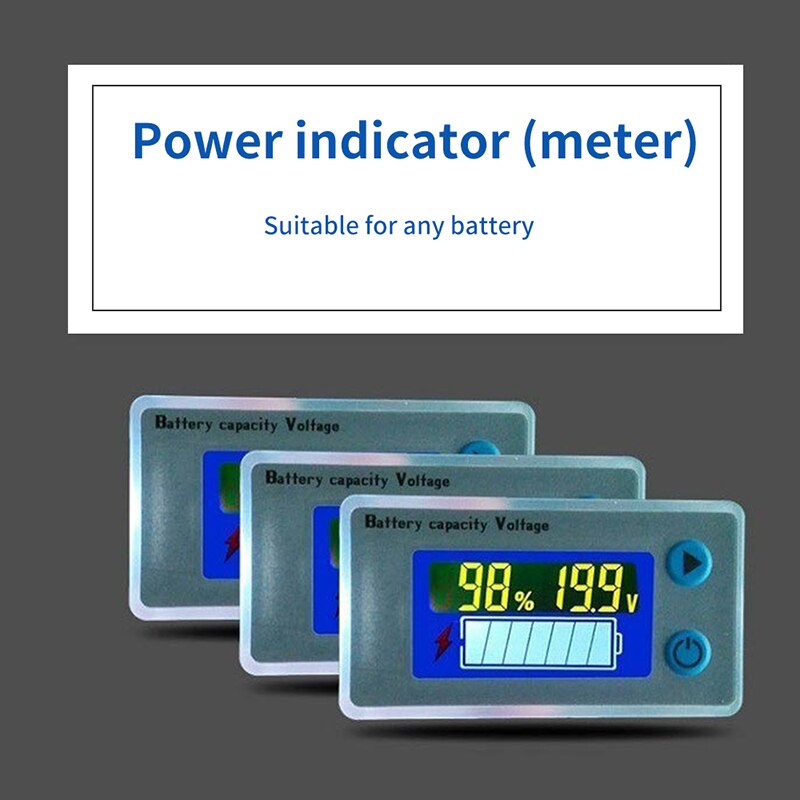 Tester Voltmetro LCD Universale 10-100V Per Batteria Auto Piombo Acido – Display Digitale