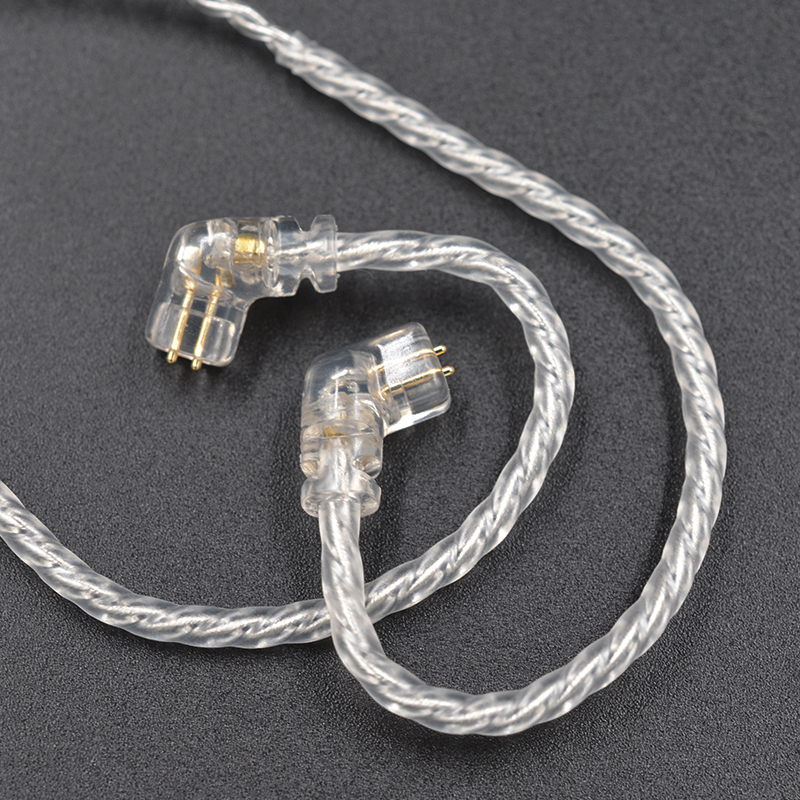 KZ ZSN Replaceble Silver Plated Upgraded Cable With 3.5mm 2Pin Connector KZ ZSN Dedicated Cable Only Use For KZ ZSN ZSN PRO
