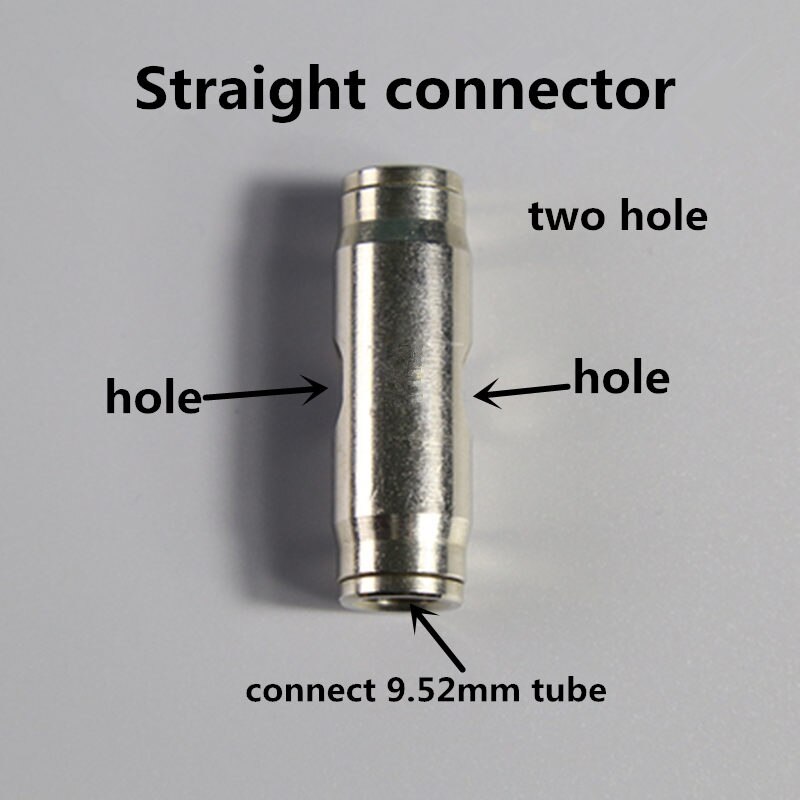 3/8"quick coupling Tee connector,9.52mm water pipe,slip-lock elbow connector,straight connector,switch,spray system accessories: Red