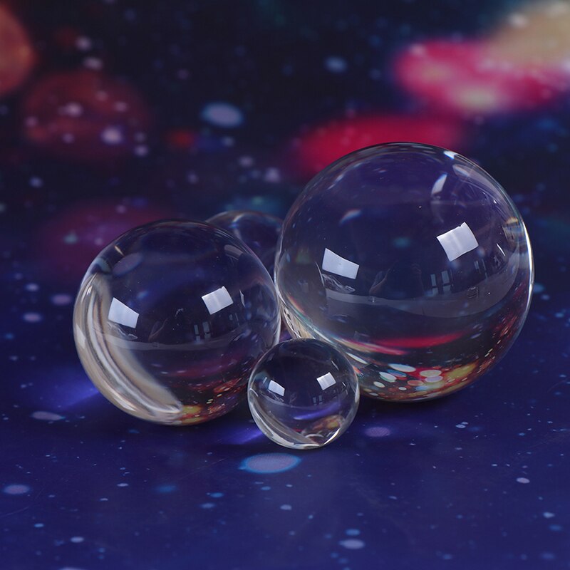 1Pc boule de cristal Quartz verre Transparent boule sphères verre boule photographie boules cristal décor Feng Shui 20/30/40mm