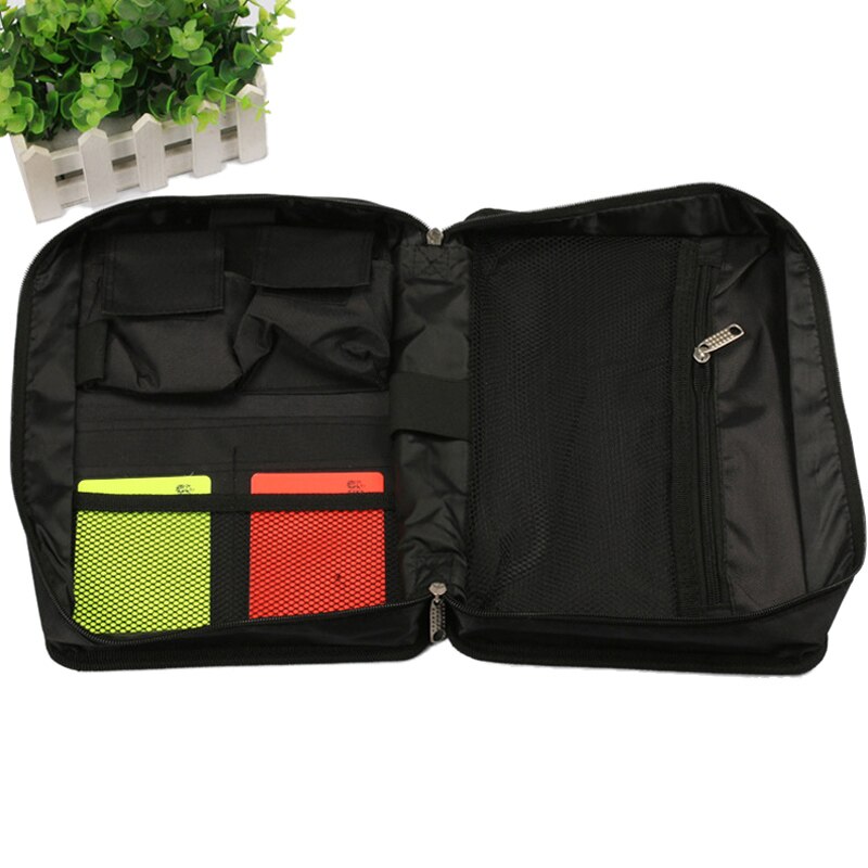Portable Referee Football Bag Soccer Coach Whistle Cards Coin Storage Bag Waterproof Football Referee Equipment Sport Match Bags