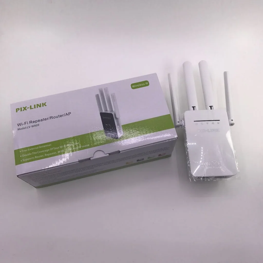 2.4 ghz wifi 300 mbps draadloze router met hoge versterking antennes repeater booster extender thuisnetwerk 802.11n rj45 2 poorten lange afstand