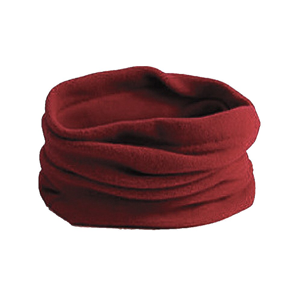 Winter Outdoor Fleece Warmer Neck Gaiter Thermal Half Face Tube Cycling Snowboard Skiing Hiking Bandana Scarf Men Women Beanie: Purple 