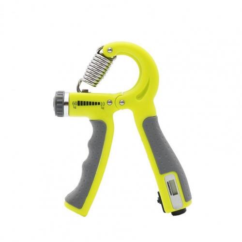 Adjustable Hand Grip with Counter Strengthener Black Finger Gym Muscle Fitness Training Wrist Gripper Hand Exerciser: green