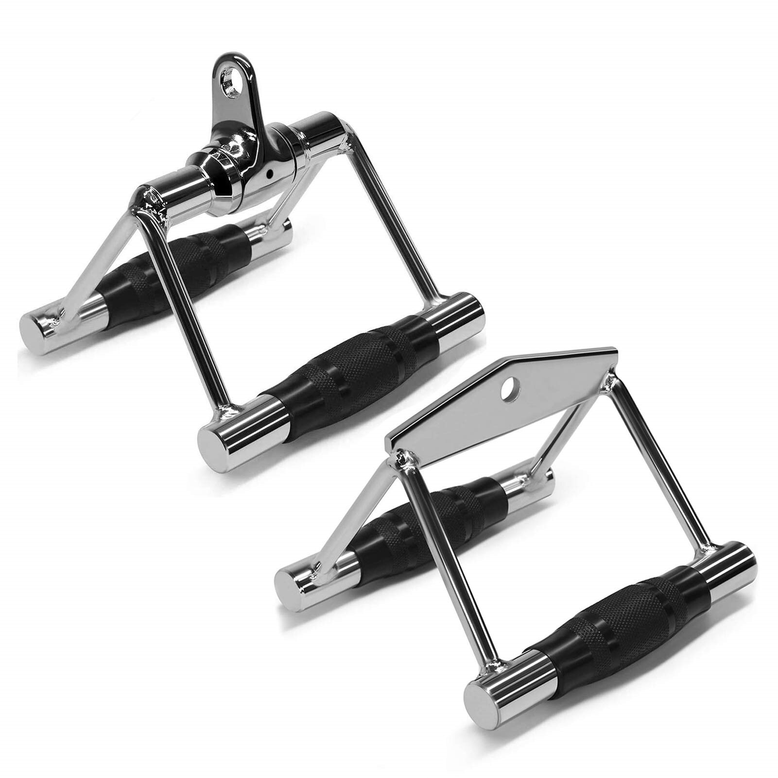 V Sharp Bar Push-down Cable Machine Double D Handle Attachments Strength Training Device Fitness Equipment Accessories