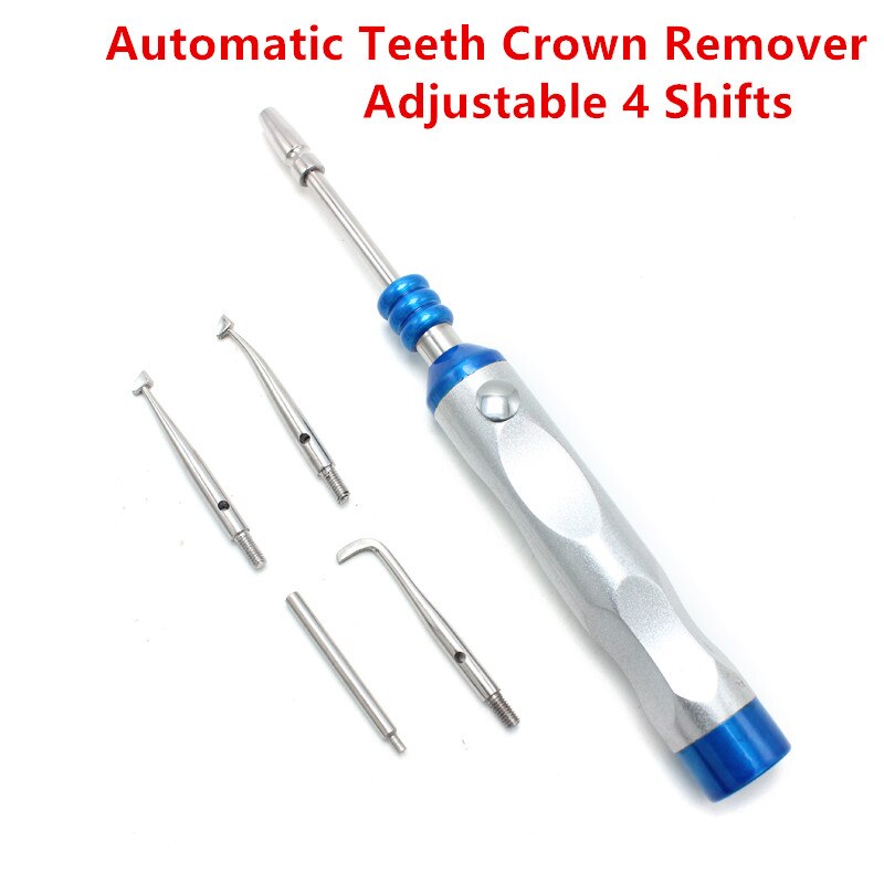 Extracteur de couronne dentaire automatique, réglable à 4 vitesses, outil de restauration dentaire manuel en acier inoxydable pour dentiste et laboratoire