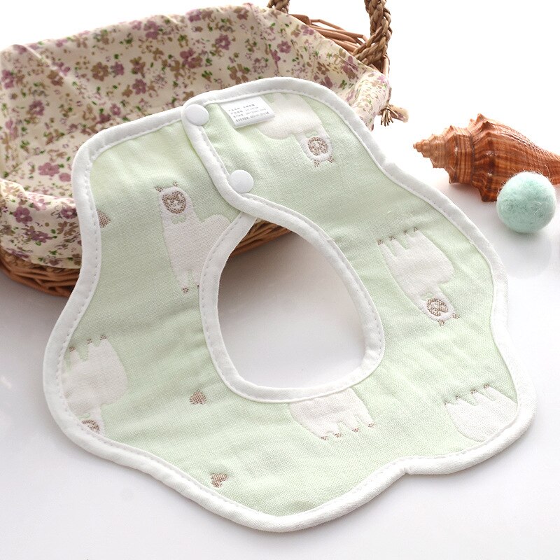 Śliniaki dla dzieci Słodki kreskówka wzór maluch dziecko wodoodporny śliniaczek bawełna dopasowanie 0-3 lat niemowlę śliniaki dla niemowląt karmienie: 6