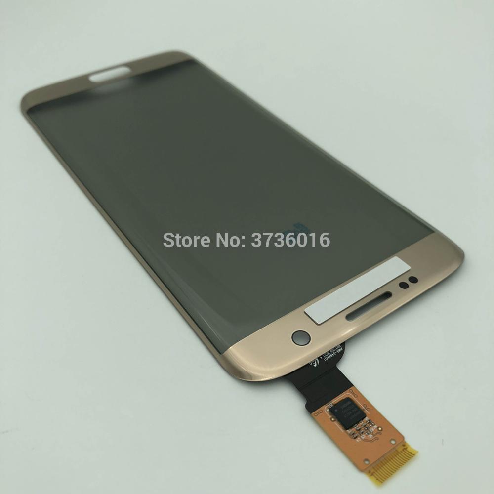 For Samsung S7 edge Touch Screen Polarizer Replacement Parts glass with touch with polarizer for Galaxy G935 lcd touch screen