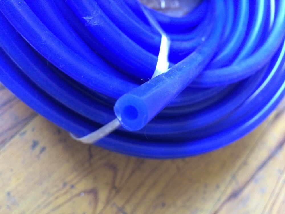 Blauw 8*12, Siliconen Buis, 8mm * 12mm, voedsel Water Medisch gebruik FDA silicone tubing Pijp Sanitair slang