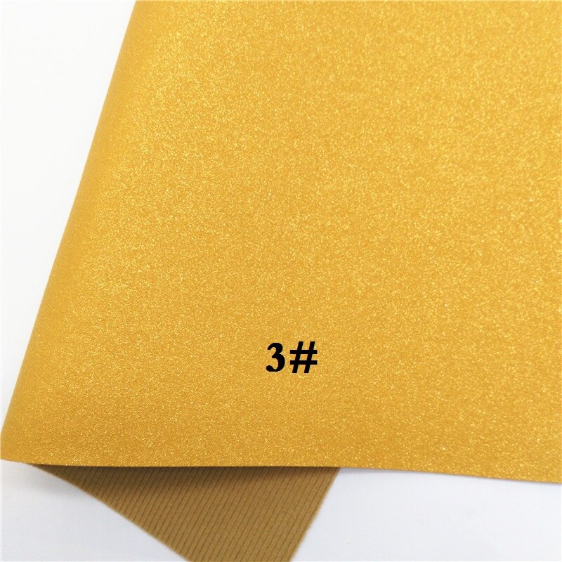 Glitterwishcome 21 x 29cm a4 størrelse vinyl til buer ruskind glitter syntetisk læder, kunstlæder ark til buer , gm684a: 3