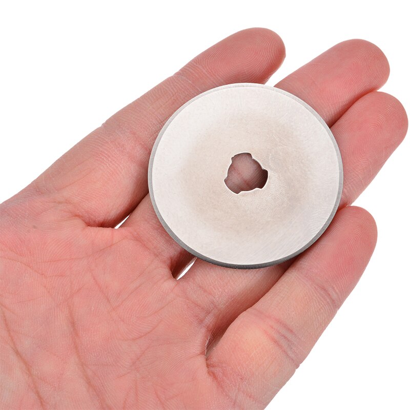 Cuchilla de corte Circular de 45mm, cortador rotativo de acero prémium para tela, herramientas de costura de cuero para Patchwork, 10 Uds.