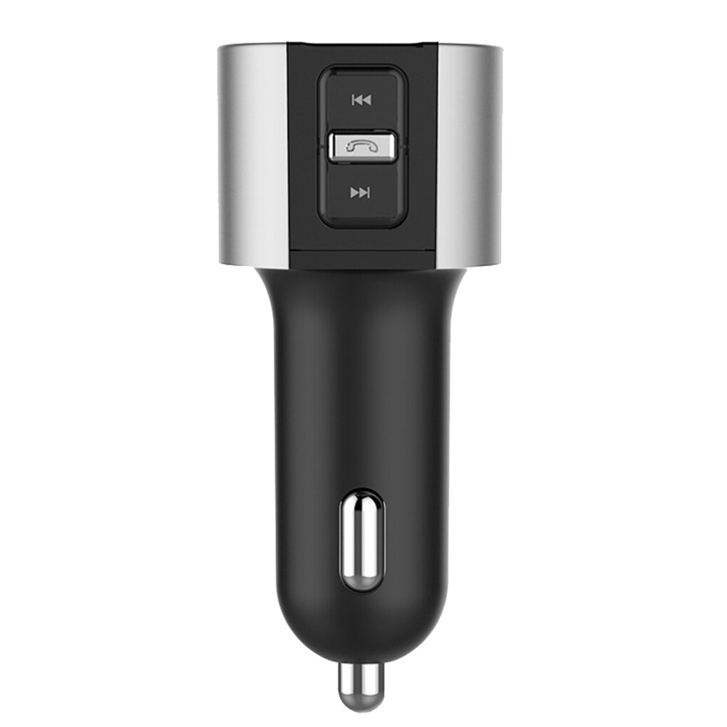 Allume-cigare sans fil Bluetooth FM, lecteur MP3 de voiture, mains libres, Port de chargeur double USB, détection de tension