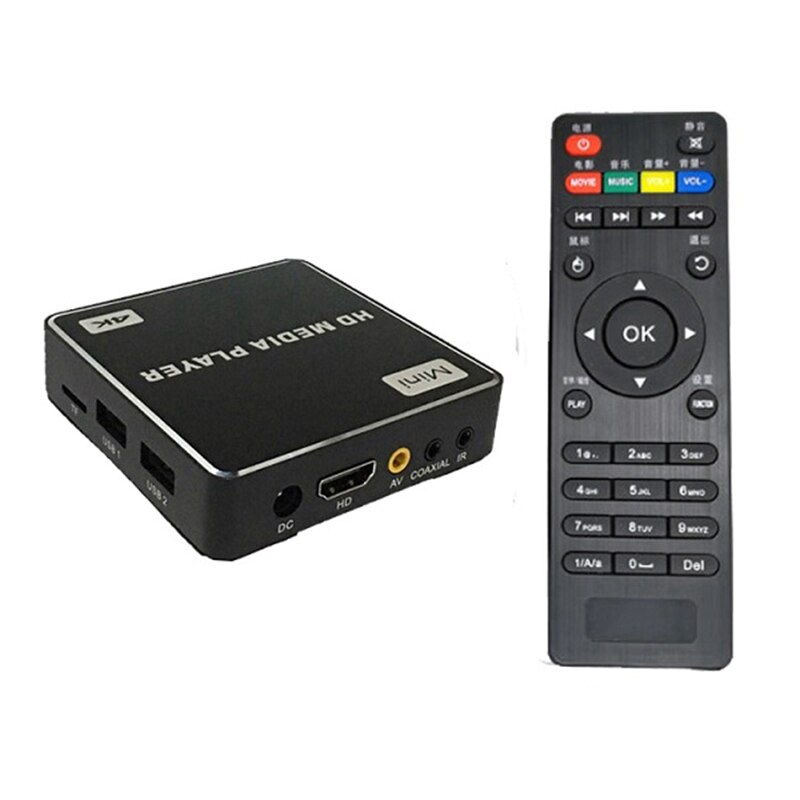 4K Media Player - RK3229 Processor - 8GB Storage - HDMI Output - Auto Loop Video for Advertising