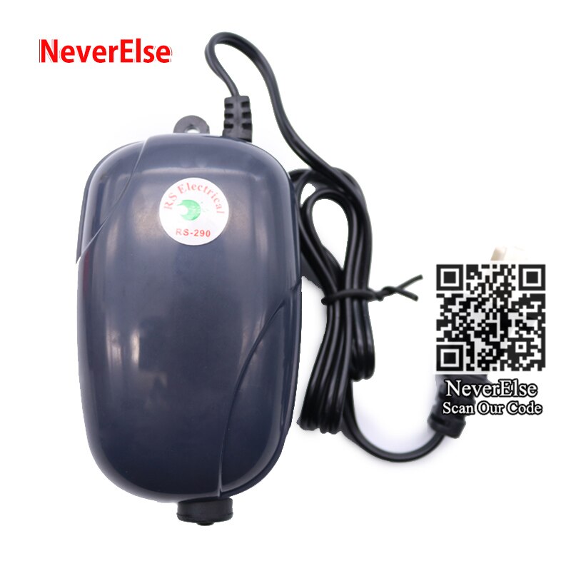 Aquarium Air Pump Compressor Aerator Single/Double Outlet + Accessories Air Bubble Stone Tube 3W/5W Fish Tank Pond Oxygen Pump