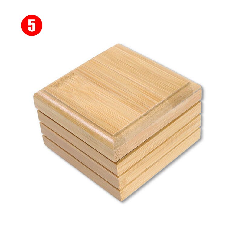 Jabonera de madera con soporte de bandeja de jabón, plato de rejilla para jabón, contenedor portátil para el hogar y el baño HR: 5