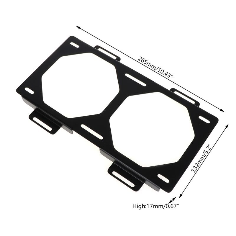 Fan Bracket 240 Radiator Mounting Bracket Water Cooler for 12/14CM Fan Holder External Computer Case Heatsink Gadget Accessories: 240M