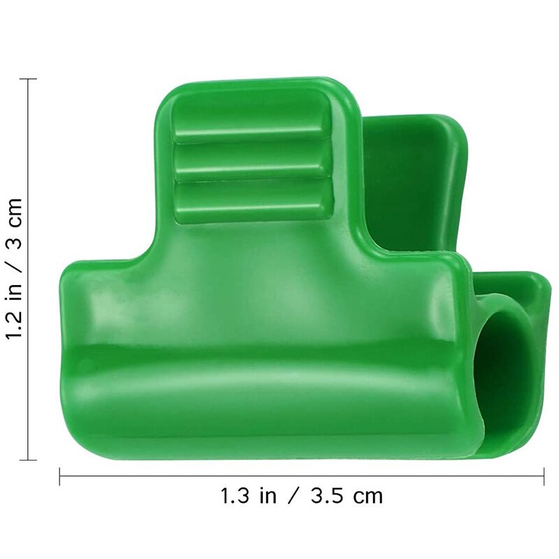 Greenhouse Clip Row Cover Mesh Tunnel Hoop Clip Film Shading Mesh Pole Clip for Greenhouse Frame Housing (12PCS)