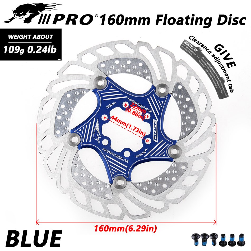 Mountainbike MTB DH 6Zoll 160/180/203mm kühlung Rabatt wärmeableitung Bremsscheibe Unten Hügel schwimm fahrrad bremsscheibe IIIPRO