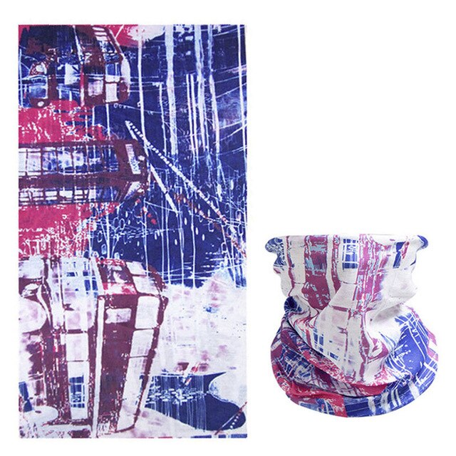 Skelet Skull Bandana Ski Skull Halloween Hals Half Gezichtsmasker Fietsen Ghost Sjaal Nek Bandana Ski Sport Wandelen Sjaals