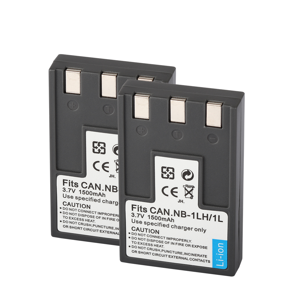 Battery NB-1L/NB-1LH for Canon S110 Digital ELPH S110 S200 S230 S300 S330 S400 S410 PowerShot 100 200 Batteries Charger 1500mAh: 2Battery