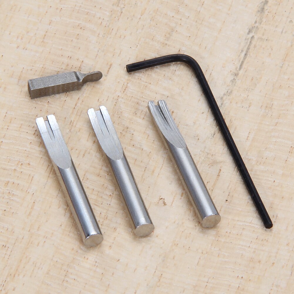 5 En 1 Pro costura Cuero cuero Groover Edger biveler Sew Crease kit de herramientas para cuero ajustable DIY herramientas de cuero
