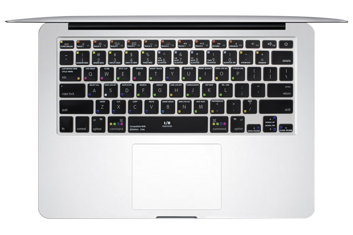 Ableton Live Shortcut Key Functional For MacBook Pro 13 Air 13.3 Pro 15 RetinaTPU Backlight Keyboard Cover Skin Protector