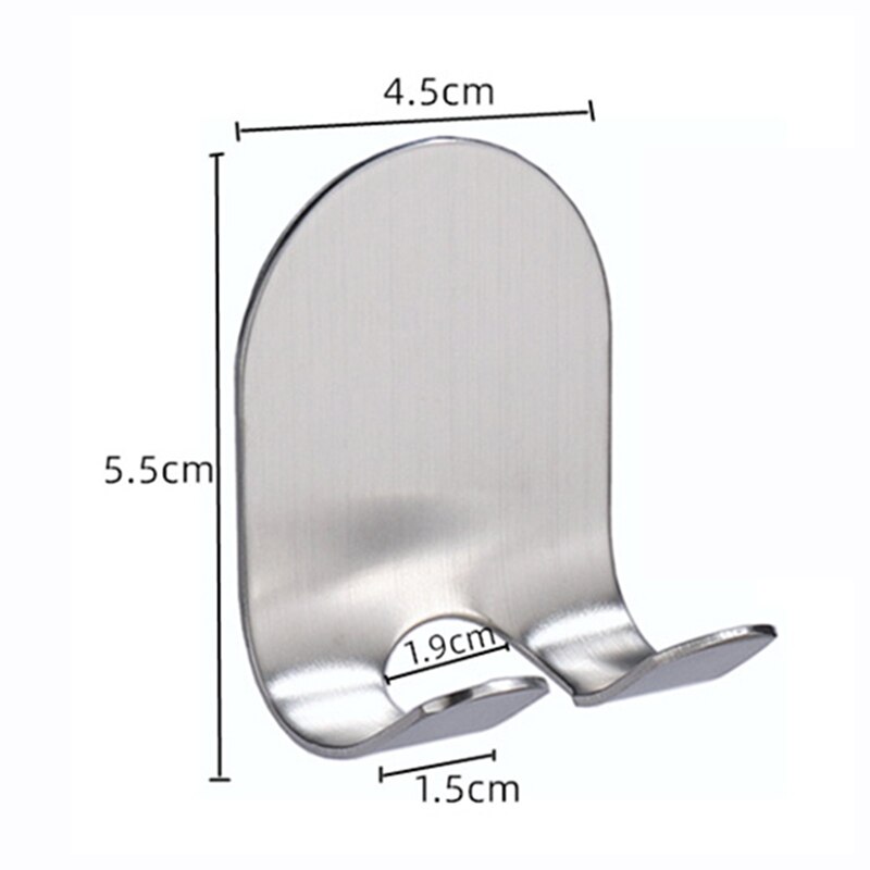 Stainless Steel Razor Blade Holder Straight Razor Blade Holder Shaver Storage Bathroom Hook Organizer Kitchen Hanger Accessories: 04