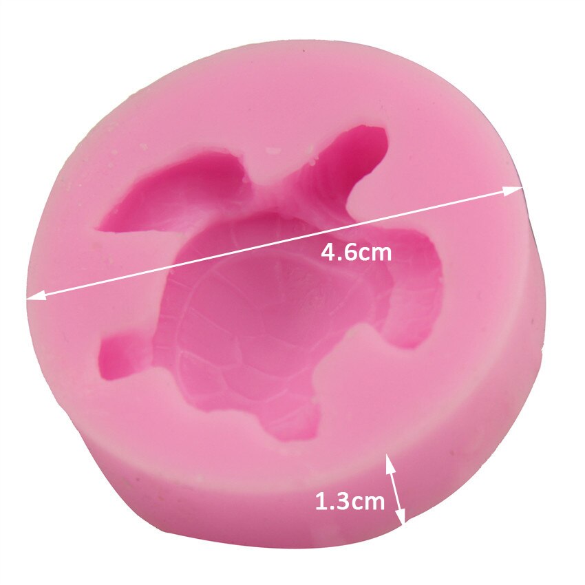 Kleine Schildpad Vorm Silicone Mold Zeep Vorm Dier DIY Fondant Taart Decoreren Gereedschappen Zeep Maken Levert Bakken