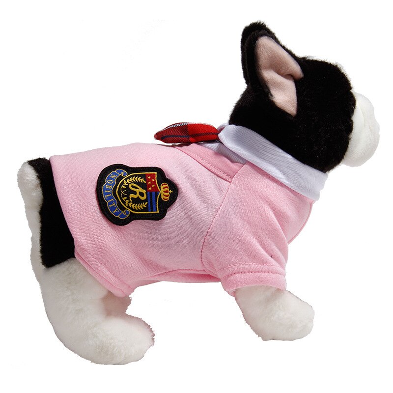 Pet school style hoodie cat dog college style couple wear kitten puppy school uniform skirt dog shirt cat T-shirt pet clothes