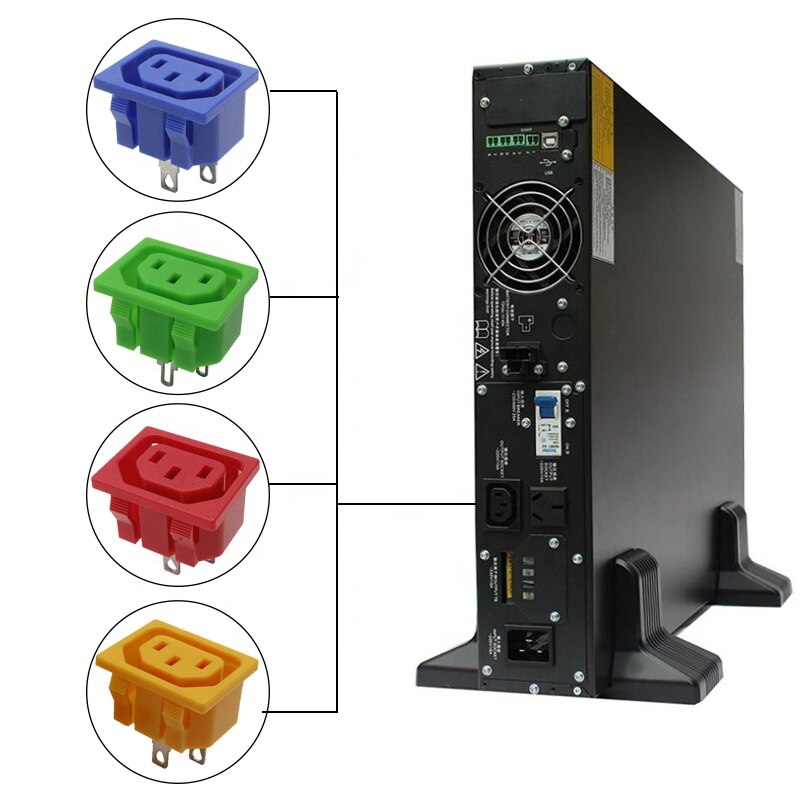 Mini female power socket iec c13 for general purpose