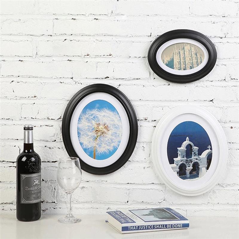 Classic Oval Wood Picture Frame Wall Hanging Decoration Home Decorations Send Seamless Nail And S Nail