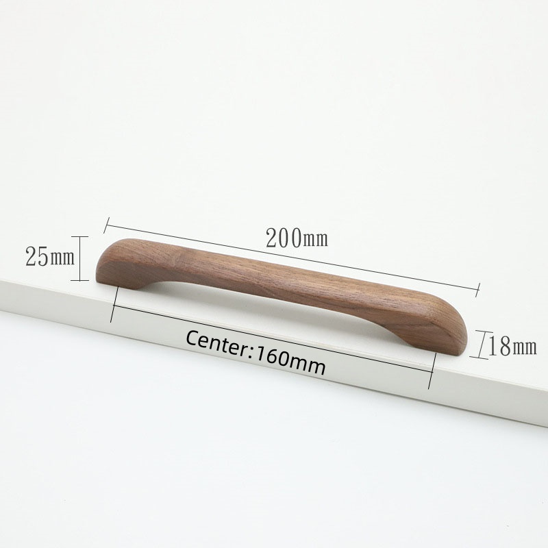 Natural Kitchen Furniture Wooden Handle Solid Wood Handles for Cabinets and Drawers Closet Dresser Wardrobe Pulls Wooden Handles: Pink
