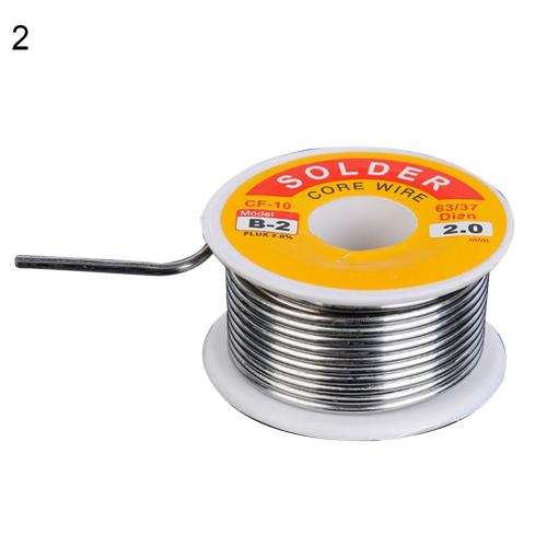 50g 0.3/0.4/0.5/0.6/0.8/1.0mm tin lood tin draad gesmolten hars kern soldeer tin draad spoel desoldeerpomp lassen soldeergereedschap: Maat 2