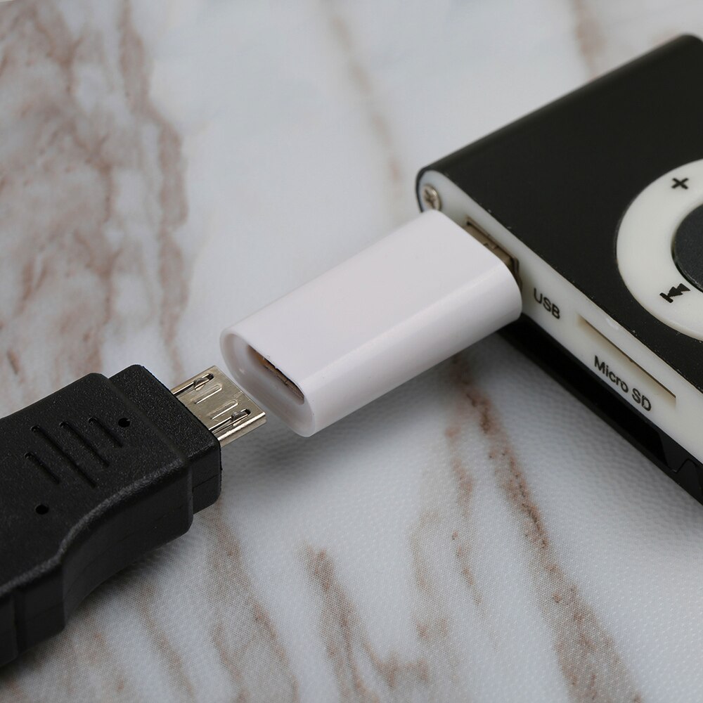 Catxaa Mini Usb Kabel Lader Converters Adapter Voor MP3 MP4 Auto Navigator Opladen Mini Naar Micro Usb Connector