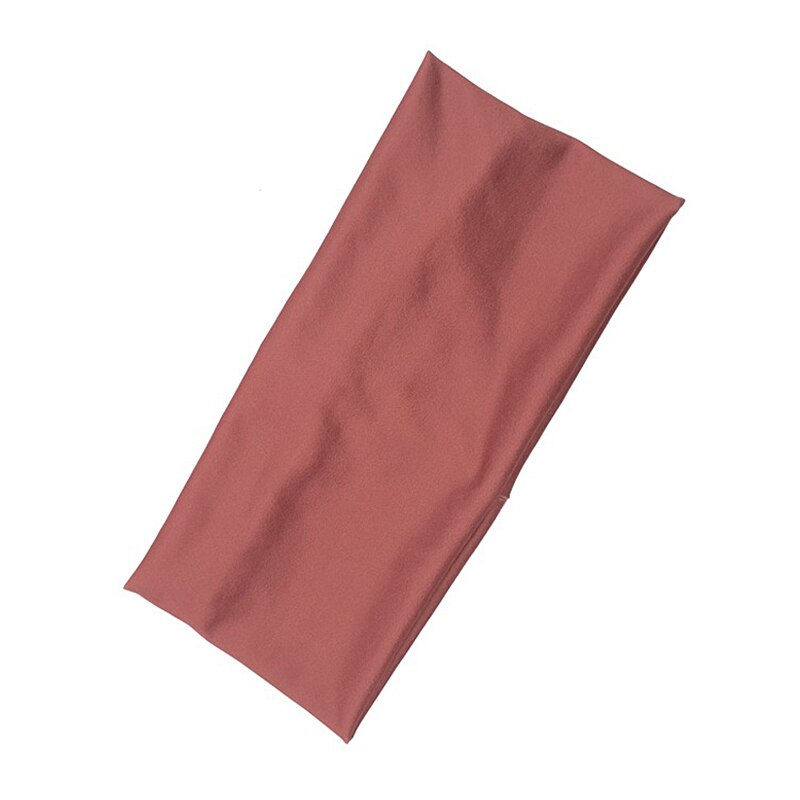 Vrouwen Effen Kleur Zachte Elastische Hoofdband Brede Stretch Elastische Haarband Mode Vrouwen Haarbanden Gym Haaraccessoires: 2
