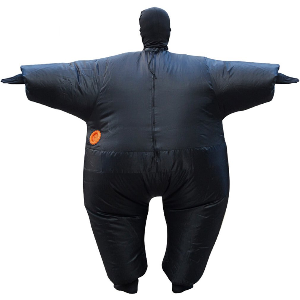 Halloween Party Spoof Adult Inflatable Costume Masked Ninja Whitefish Inflatable Costume Halloween Party Props