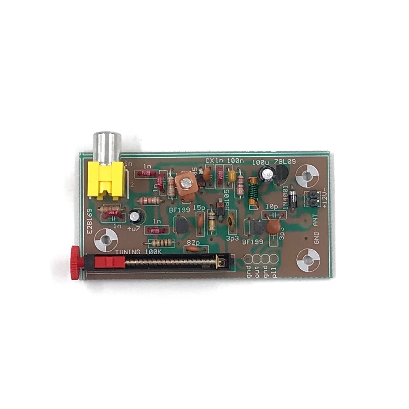 FM Radio Transmitter Circuit Board 200mW Tuner 87Mhz 108Mhz Channel Tuned Broadcast Mono RF Amplifier High Frequency Antenna
