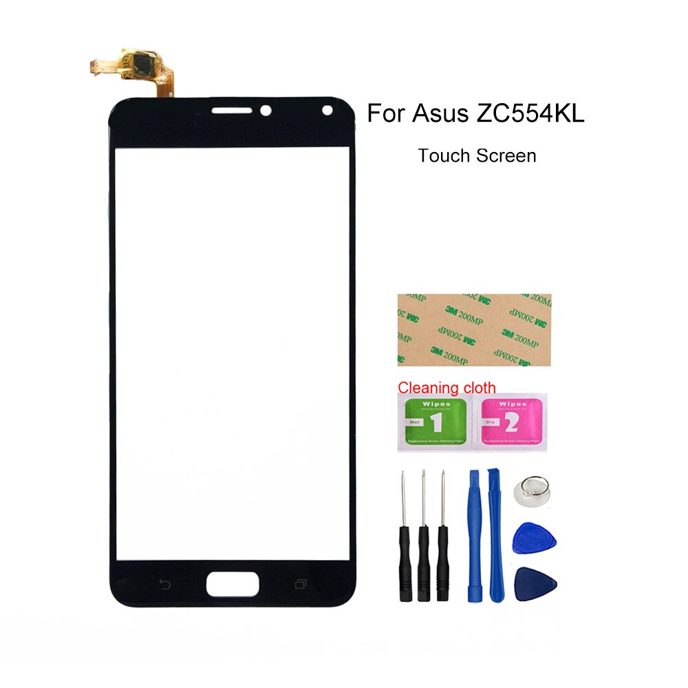 Écran tactile de remplacement pour Asus Zenfone 4 Max ZC554KL,: Black With Tools