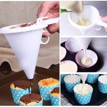 PP Adjustable Candy Funnel Decor Tools Plastic MELT Chocolate Baking Cake Decorating Tools