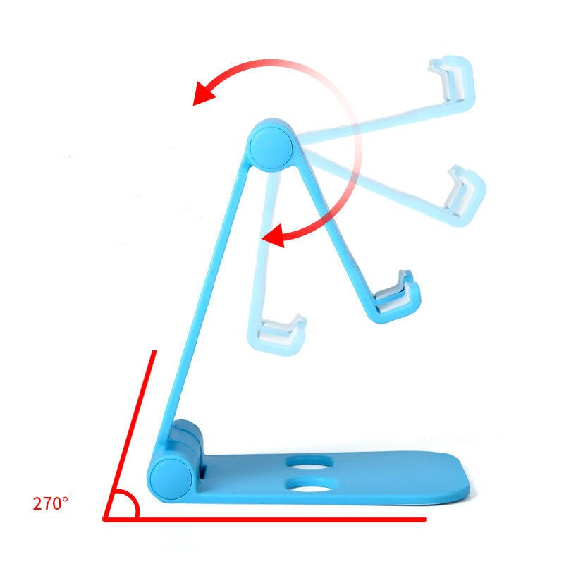 1PC Universal Adjustable Mobile Phone Holder for iPhone Huawei Xiaomi Plastic Phone Stand Desk Tablet Folding Stand Desktop