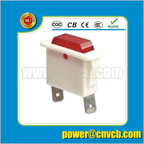 ZS98 XCD3 rectangular indicator lamp white housing indicator light 2pin pilot light