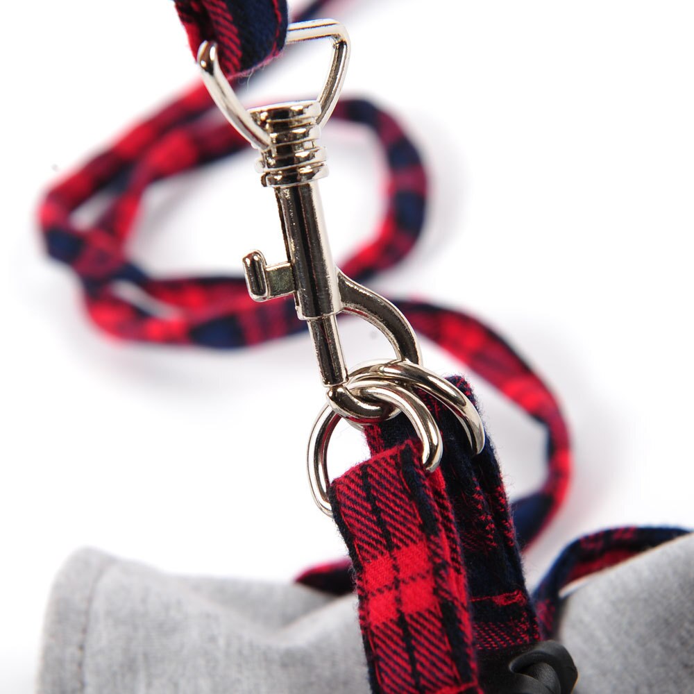 Samll Dog Harness Walking Fabric Harness Set Style 2 High Jacket+Leash Size British