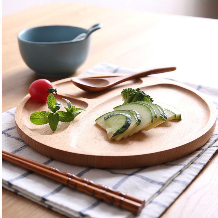 Export Houten Japanse Servies Vierkante Lade Beuken Plaat, Thee Plaat, Brood En Dessert Massief Houten Plaat: 24X1.5cm